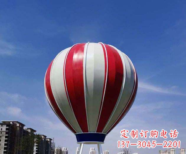 泉州不锈钢热气球雕塑给景观增添精彩