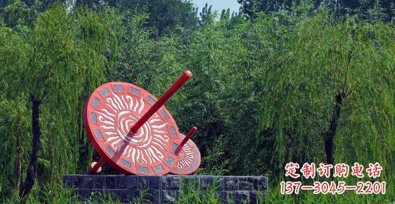 泉州不锈钢日晷校园雕塑