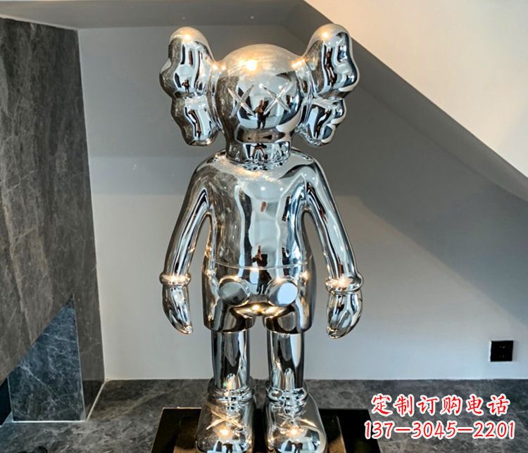 泉州精致的不锈钢机器人雕塑