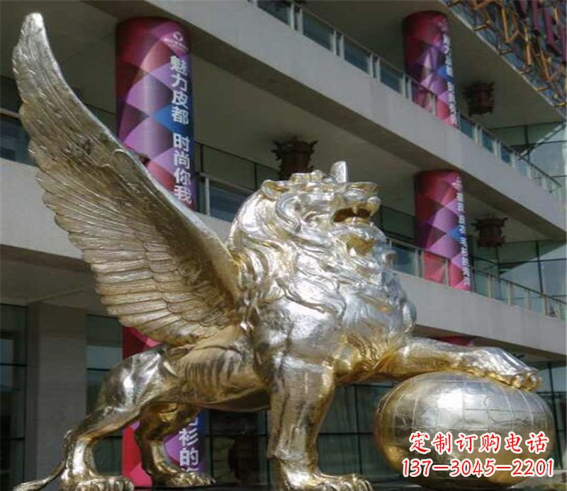 泉州不锈钢狮子雕塑