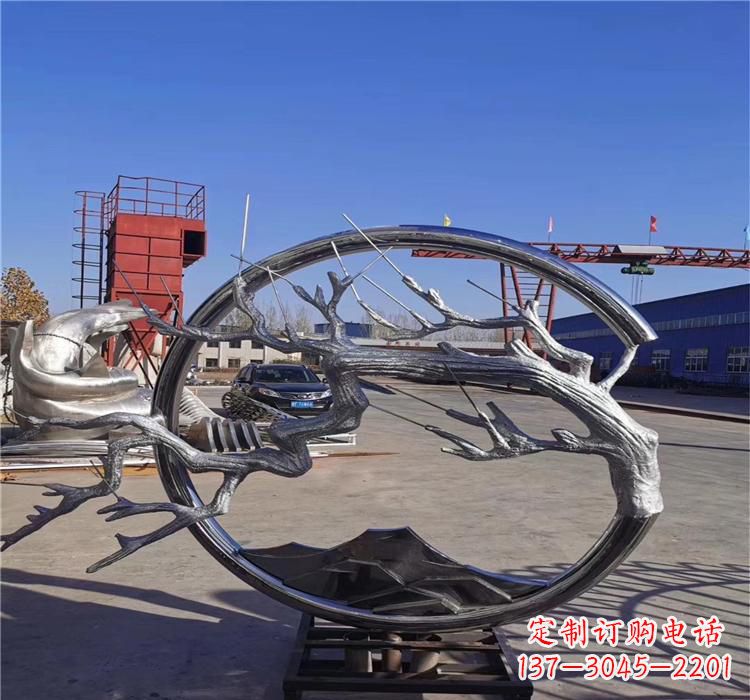 泉州不锈钢树枝雕塑艺术与自然的完美结合