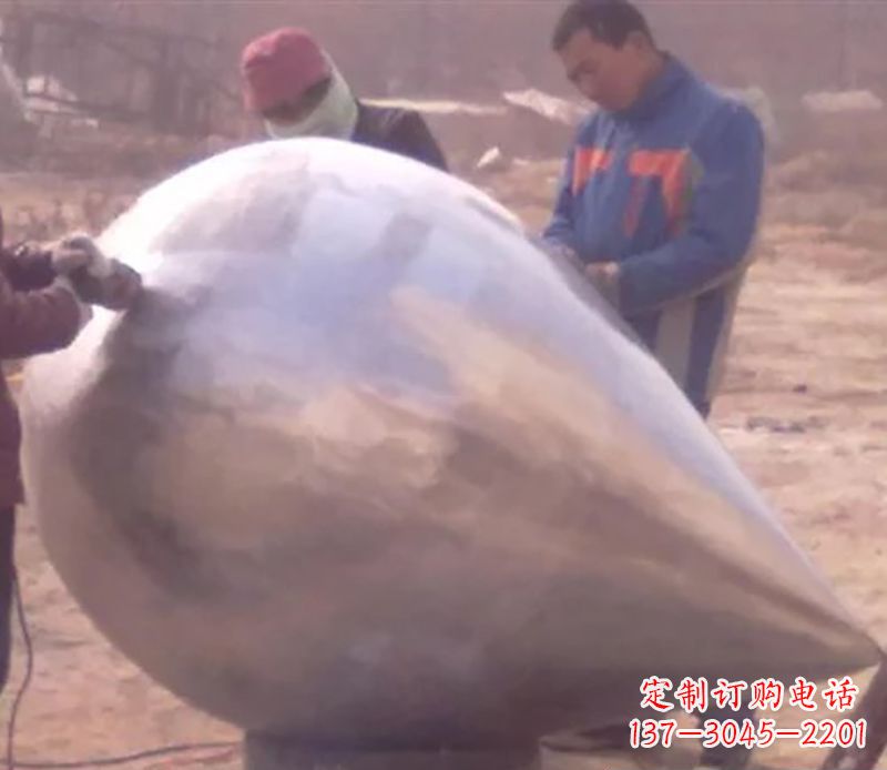 泉州不锈钢水滴广场雕塑 