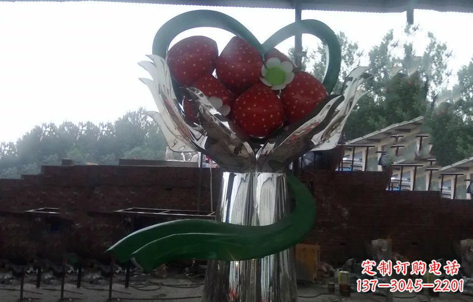 泉州不锈钢水果雕塑精美绝伦