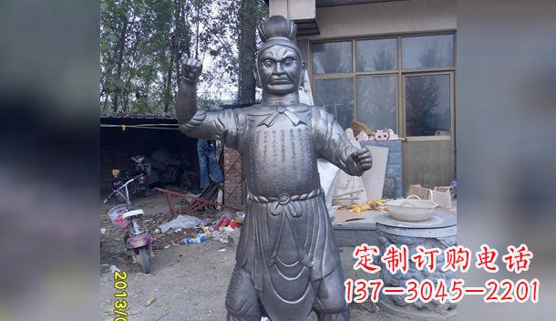 泉州不锈钢四大天王雕塑神圣守护者