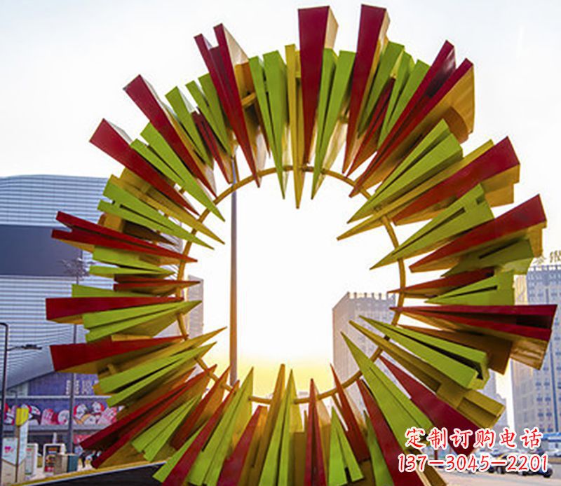 泉州绚烂太阳,精美不锈钢太阳花雕塑