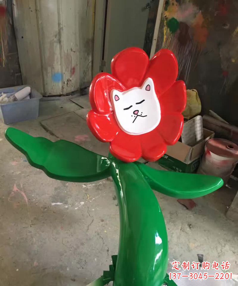 泉州不锈钢太阳花雕塑美丽的景观装饰