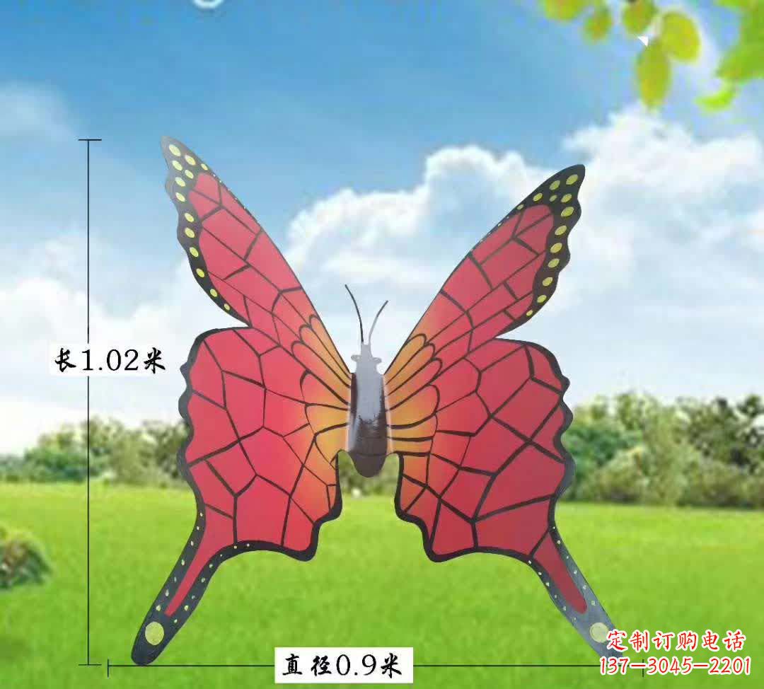 泉州不锈钢铁艺蝴蝶雕塑