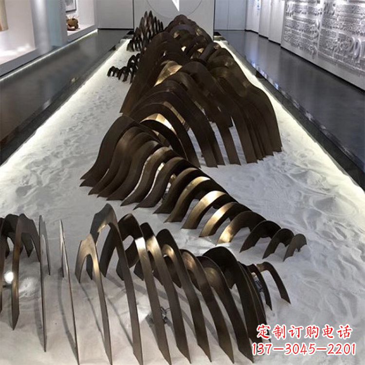 泉州不锈钢铁艺假山雕塑让自然风景回归