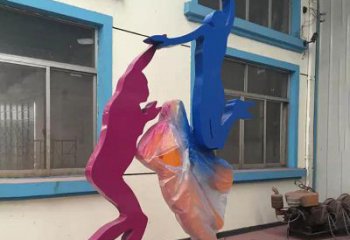 泉州不锈钢篮球运动员雕塑纪念篮球运动传奇