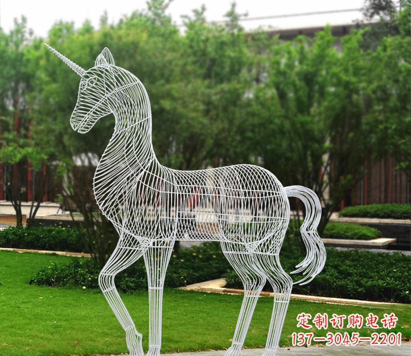 泉州不锈钢马雕精美艺术品