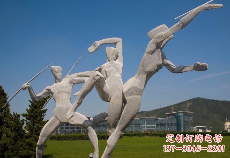 泉州不锈钢标枪雕塑象征勇气和力量