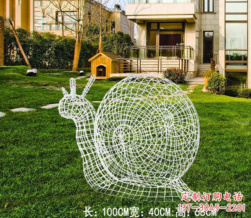 泉州不锈钢蜗牛雕塑 (2)