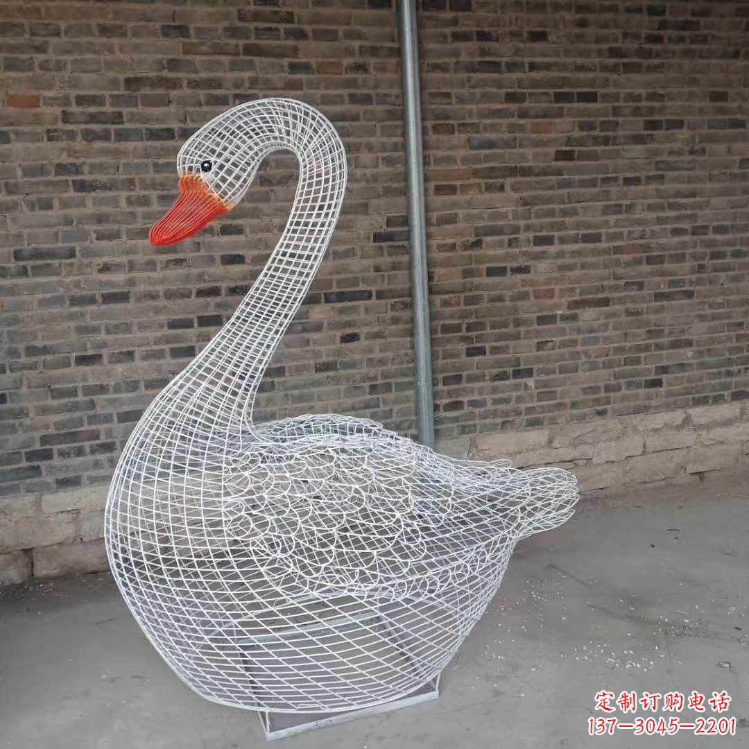 泉州精致的不锈钢天鹅雕塑