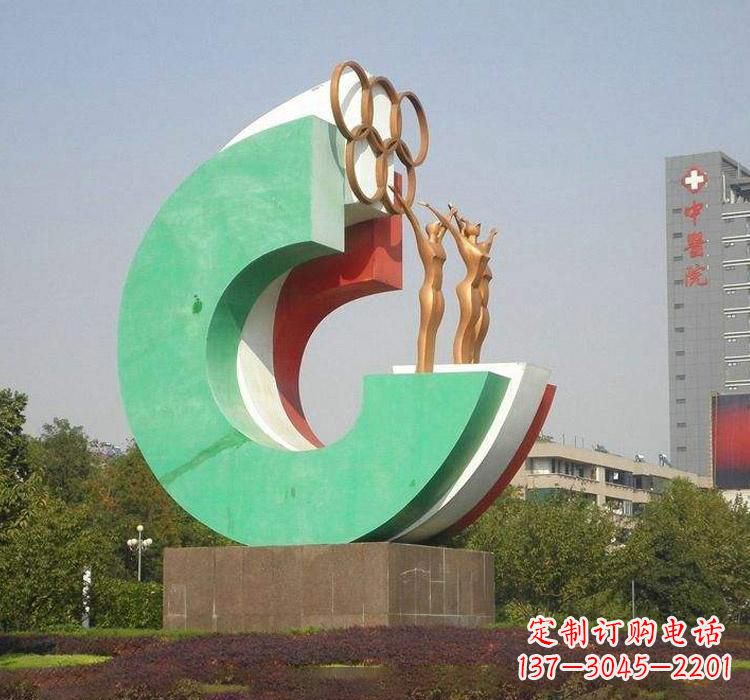 泉州勇于拼搏的运动员雕塑