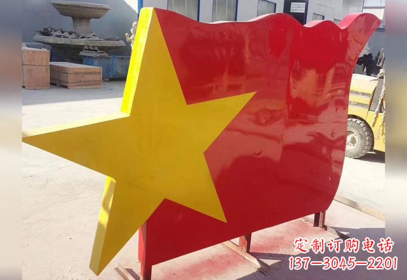 泉州不锈钢五角星旗帜雕塑不只是国旗