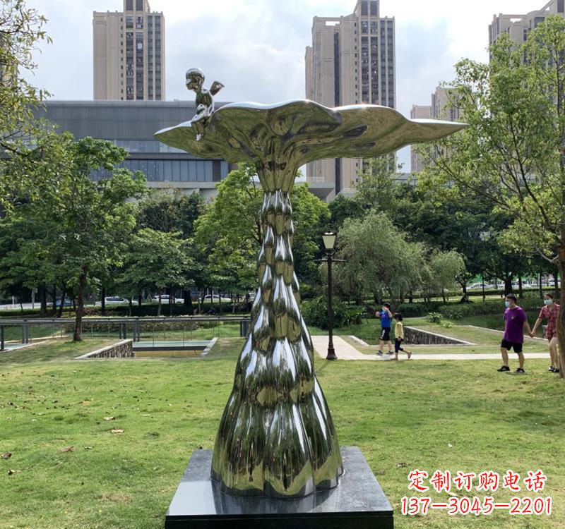 泉州不锈钢现代水滴雕塑美轮美奂的艺术精品