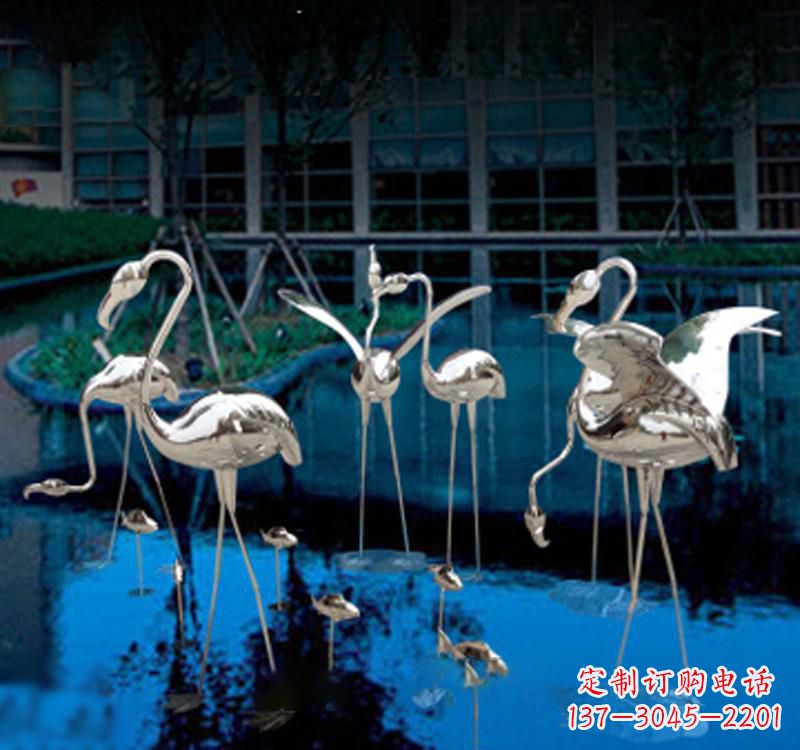 泉州不锈钢仙鹤雕塑汇聚自然之美