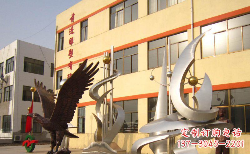 泉州不锈钢雄鹰雕塑