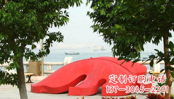 泉州不锈钢一片树叶雕塑