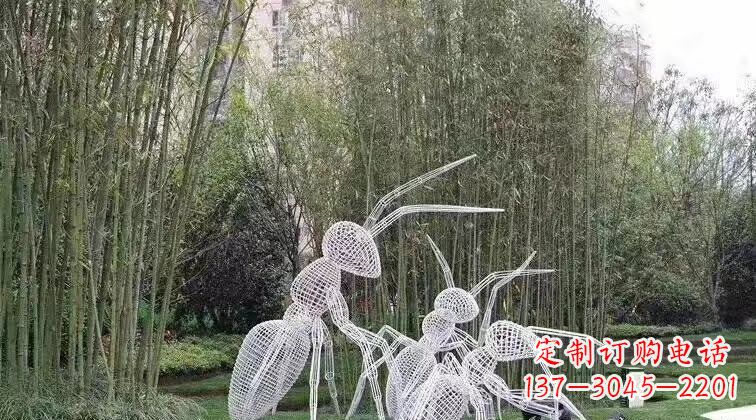 泉州不锈钢艺术动物蚂蚁雕塑