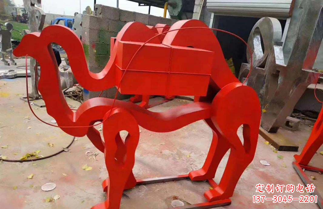 泉州不锈钢艺术骆驼雕塑——雕塑精美的艺术之作