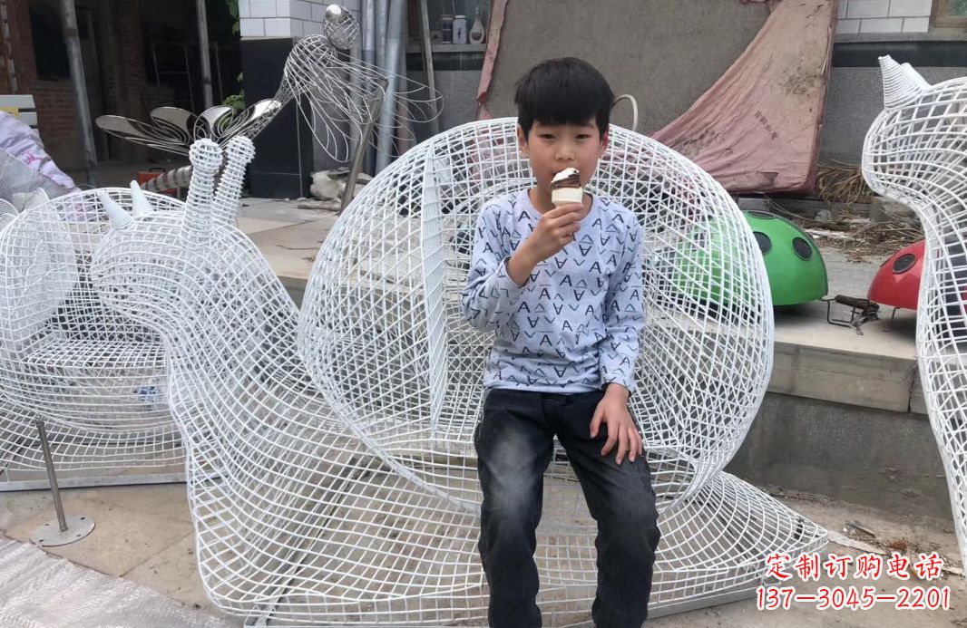 泉州精美不锈钢蜗牛雕塑