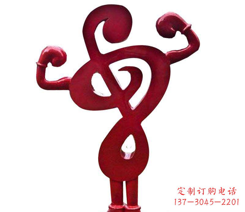 泉州音符之美——不锈钢音符雕塑
