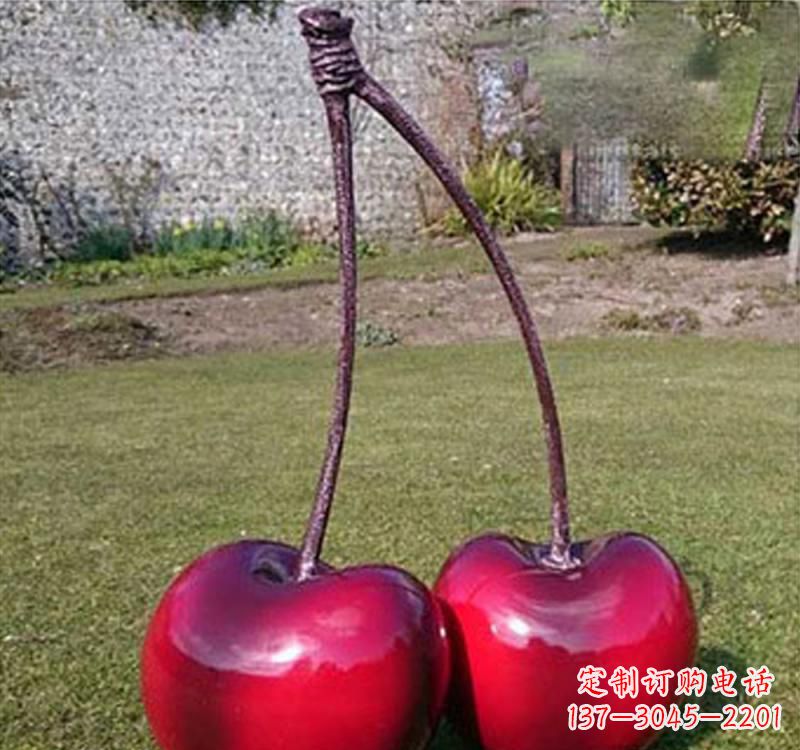 泉州不锈钢樱桃雕塑