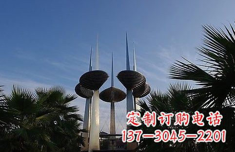 泉州不锈钢避雷针雕塑精致静谧的安全保护