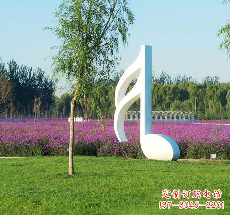 泉州不锈钢音符雕塑——点亮园林的音乐之美