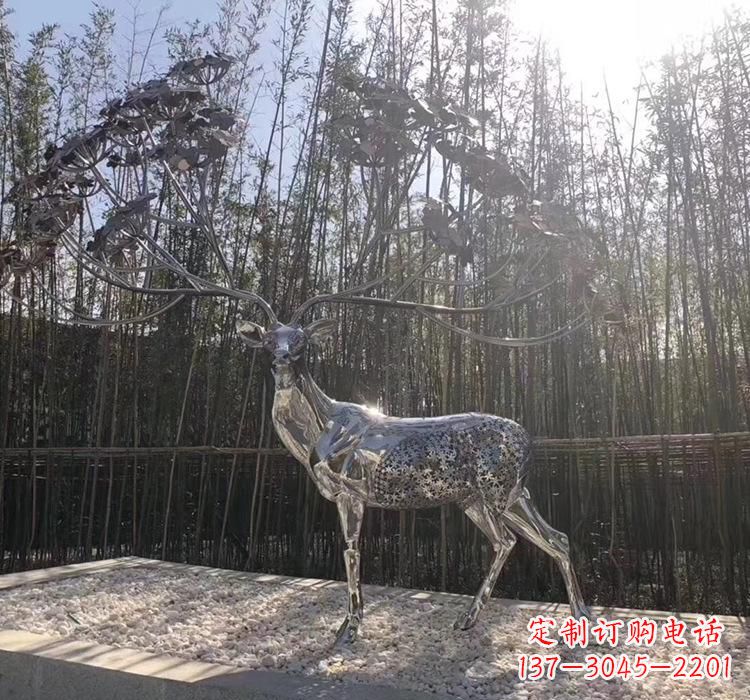 泉州不锈钢园林动物雕塑