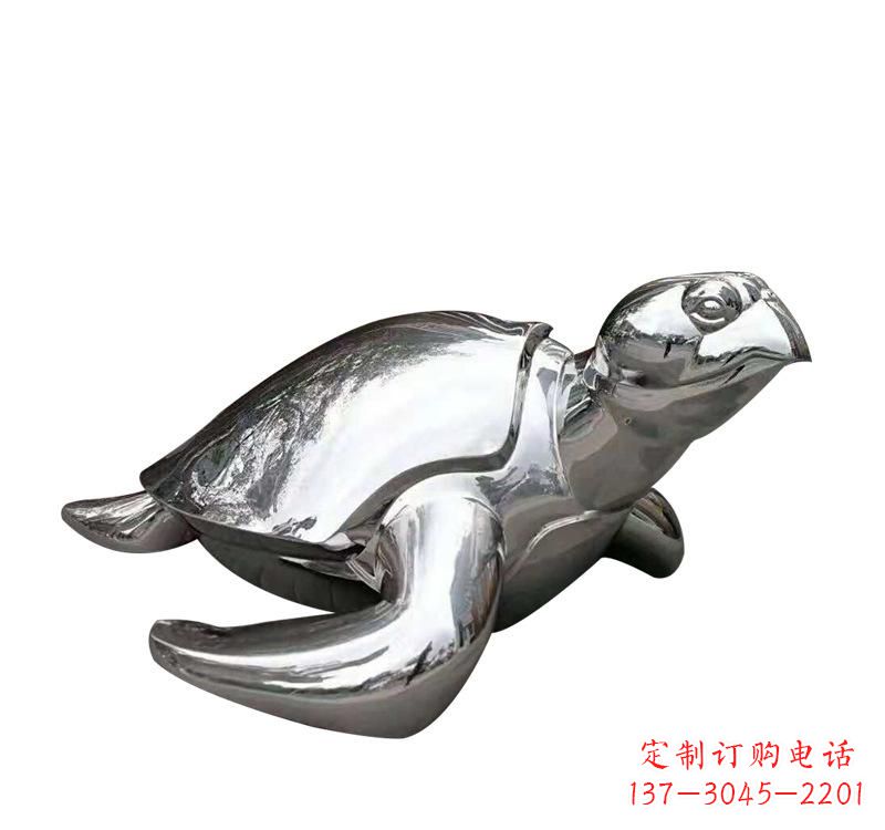 泉州不锈钢园林动物海龟雕塑
