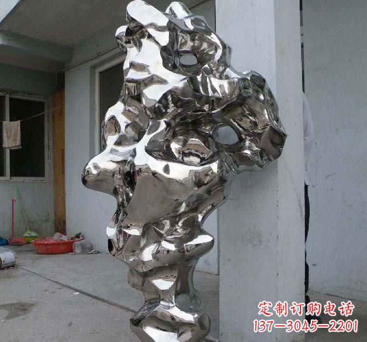 泉州太湖石雕塑精美绝伦的不锈钢园林景观