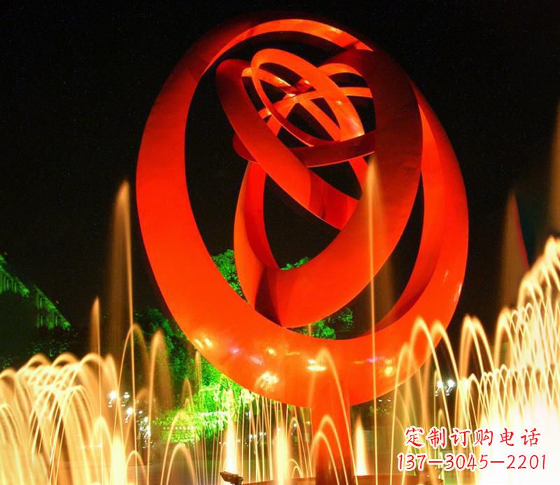 泉州圆环雕塑抽象的艺术之美