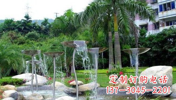 泉州不锈钢喷泉雕塑——艺术之美