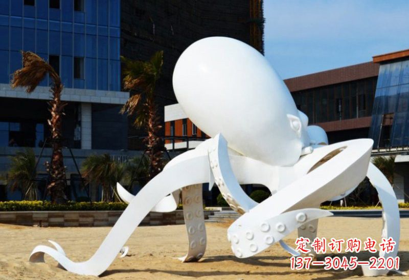 泉州精美的不锈钢章鱼雕塑