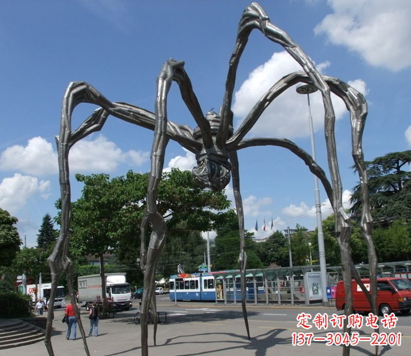泉州不锈钢蜘蛛广场景观