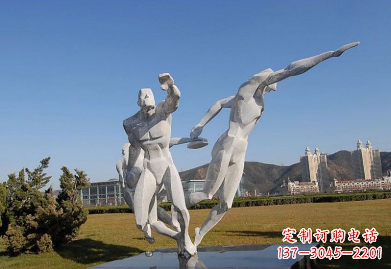 泉州不锈钢运动员雕塑一种艺术的象征
