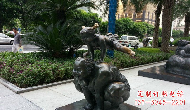 泉州精美山羊雕塑,点缀步行街