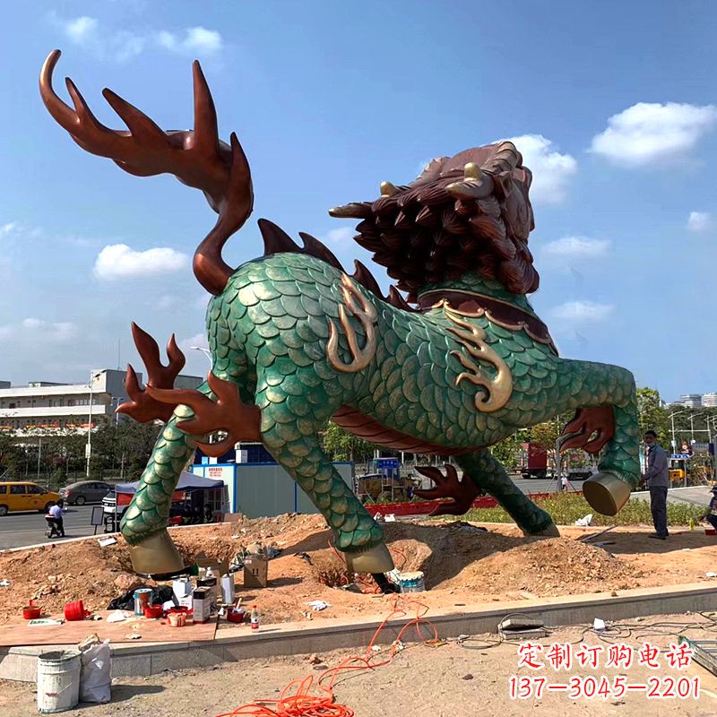 泉州麒麟雕塑——美丽传说的象征