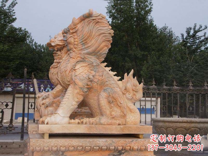 泉州麒麟门口镇宅石雕