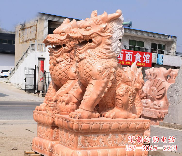 泉州传说中的麒麟雕塑