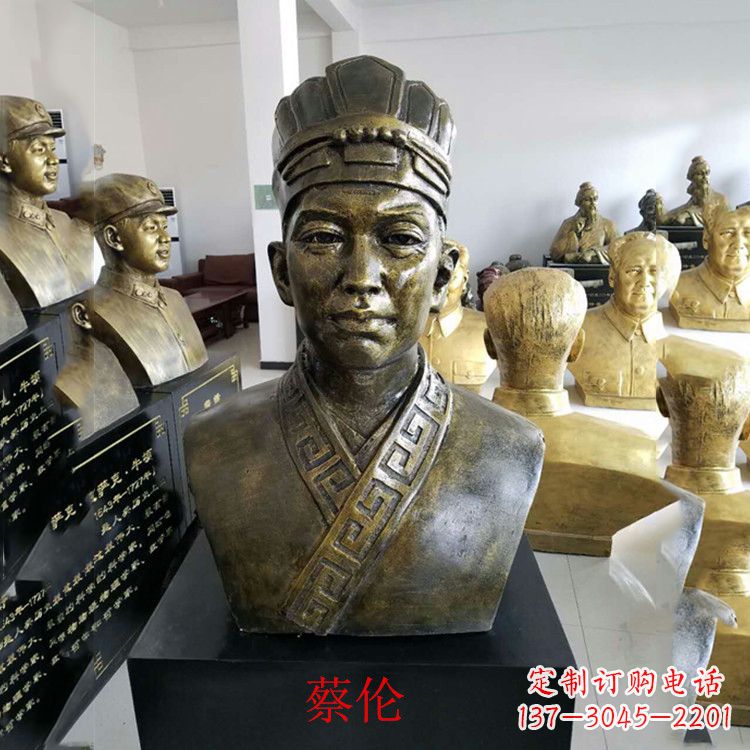 泉州蔡伦雕塑一件传承历史的艺术珍品