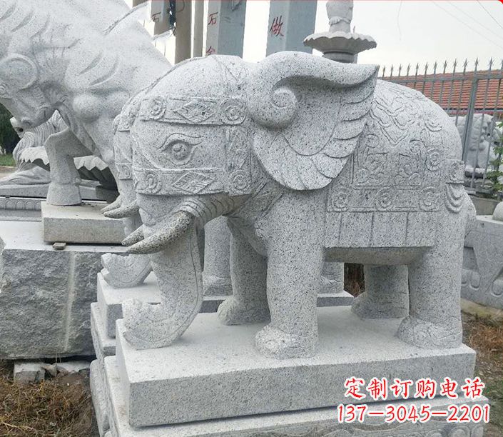 泉州藏传佛教大象石雕