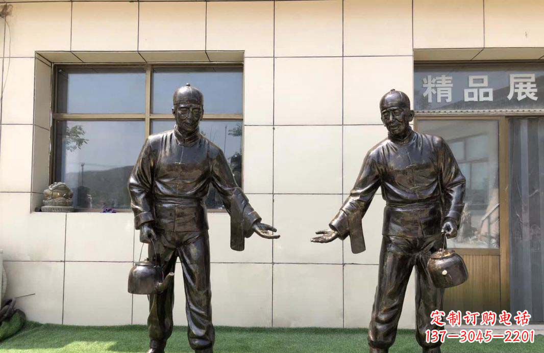 泉州店小二雕塑——记茶馆民俗