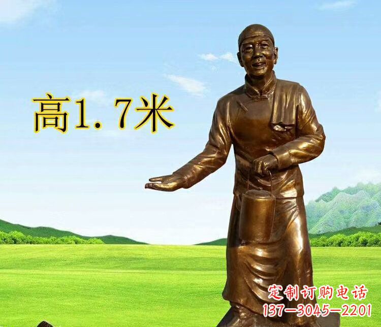 泉州店小二雕塑传承经典艺术