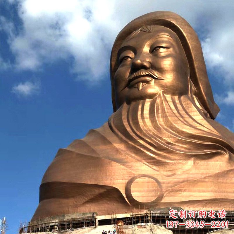 泉州成吉思汗的传奇——大型头像雕塑