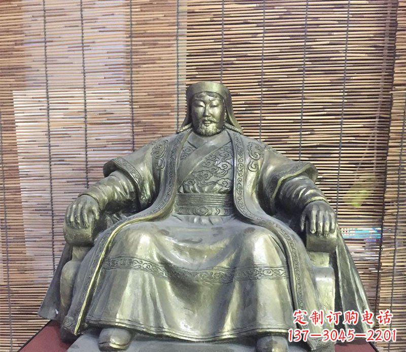 泉州成吉思汗神话中的雕像