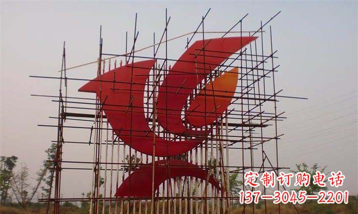 泉州城市和平鸽雕塑传递和平信息