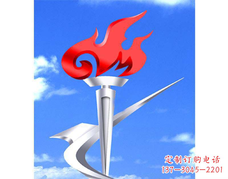 泉州城市文化的象征——不锈钢火炬雕塑